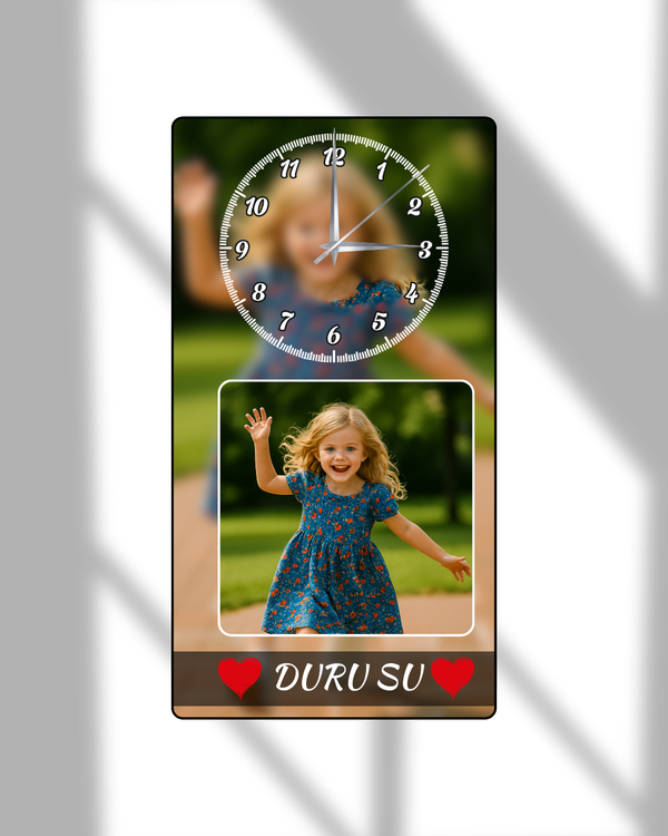 Baskılı Dikey Saat Model  34