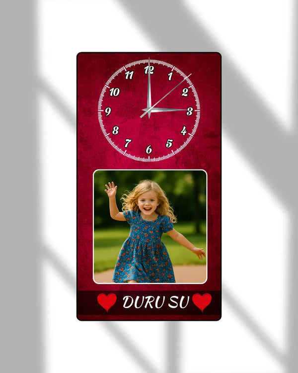 Baskılı Dikey Saat Model 35 - Hediye Teslim