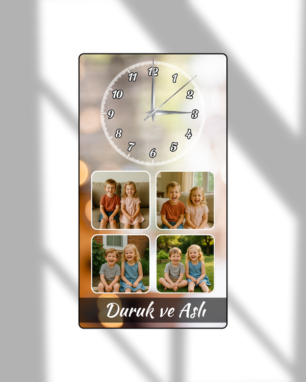 Baskılı Dikey Saat Model  37
