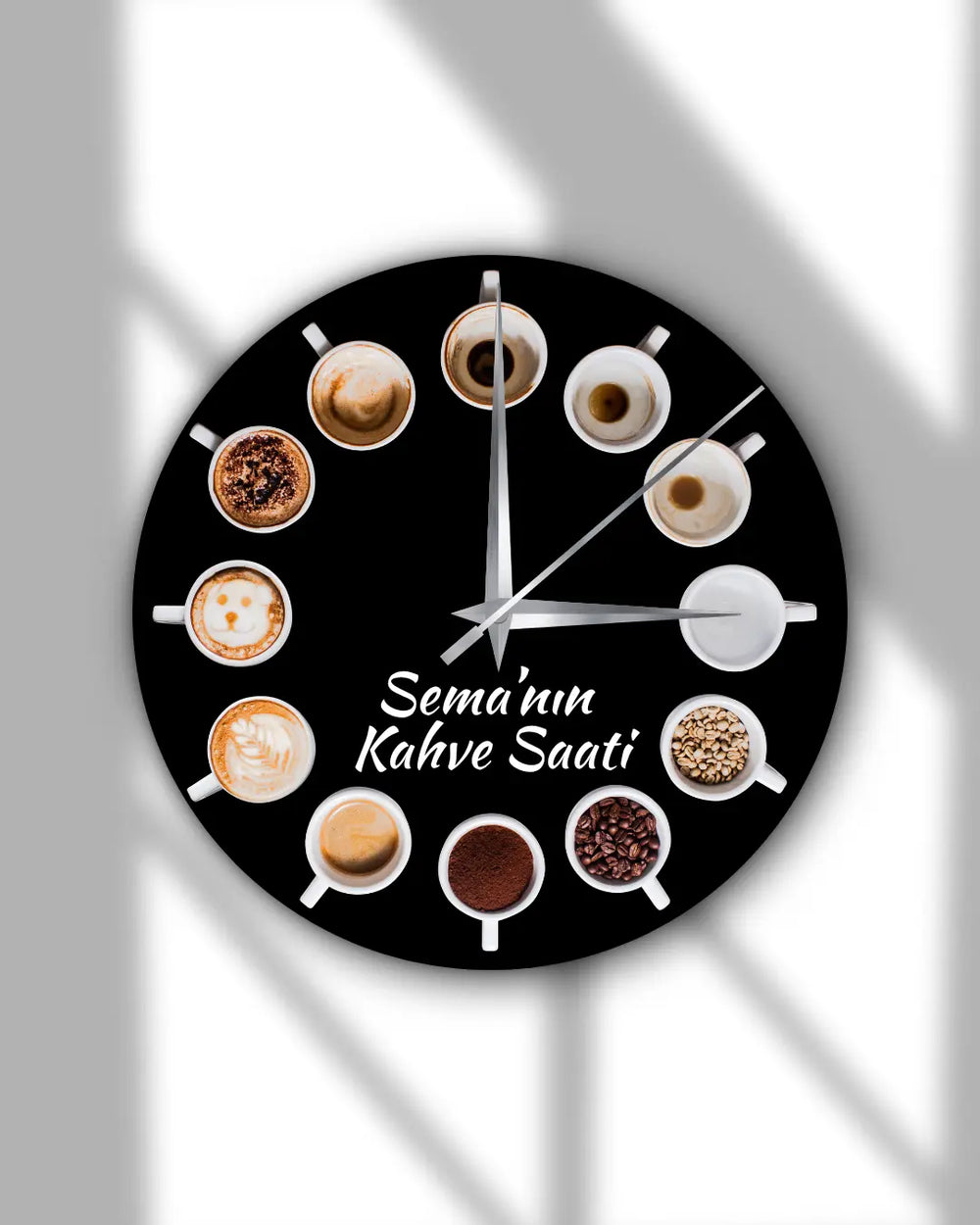 Baskılı Yuvarlak Saat Model 54 - Hediye Teslim