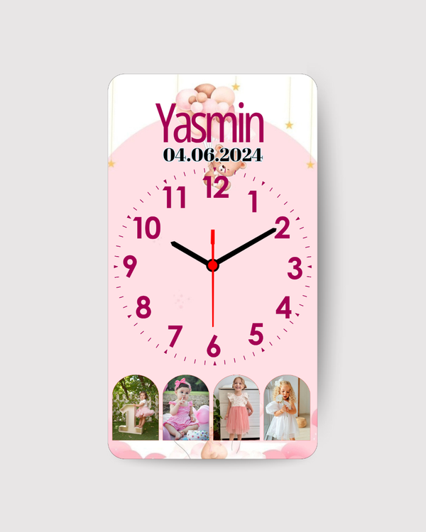 Çocuk Odası Dikey Saat Model 4