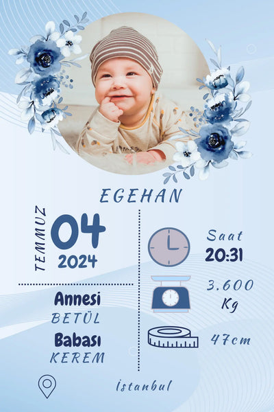 Erkek-Bebek-Tablolar Hediye Teslim