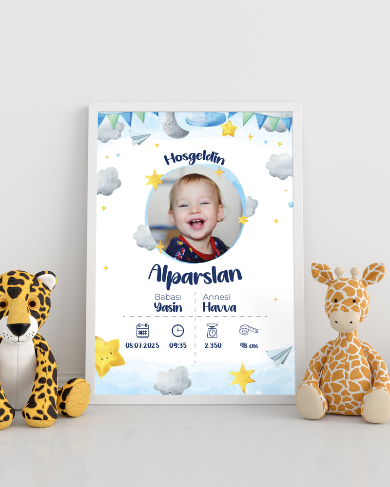 Erkek Bebek İlk An Tablosu Model No:4
