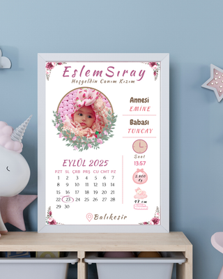 Yeni Doğan Tablosu Takvimli