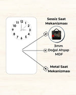 Baskılı Dikey Saat Model  63 - Hediye Teslim