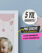 Kız İkiz Bebek İlk An Tablosu Model No:2 - Hediye Teslim