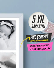Kız Bebek 3lü İlk An Tablosu Model No:9 - Hediye Teslim