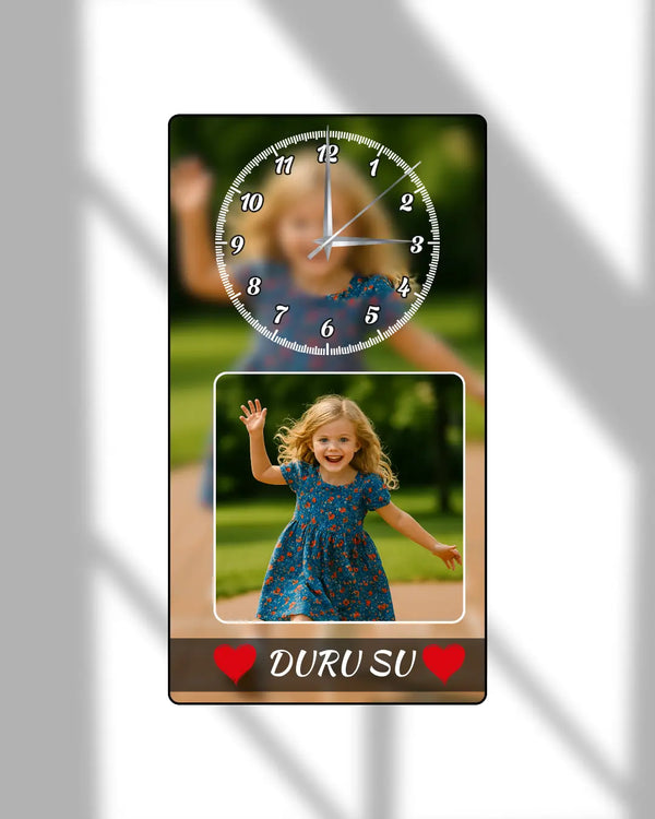 Baskılı Dikey Saat Model  34 - Hediye Teslim