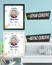 Erkek Bebek İlk An Tablosu Model No:4 - Hediye Teslim