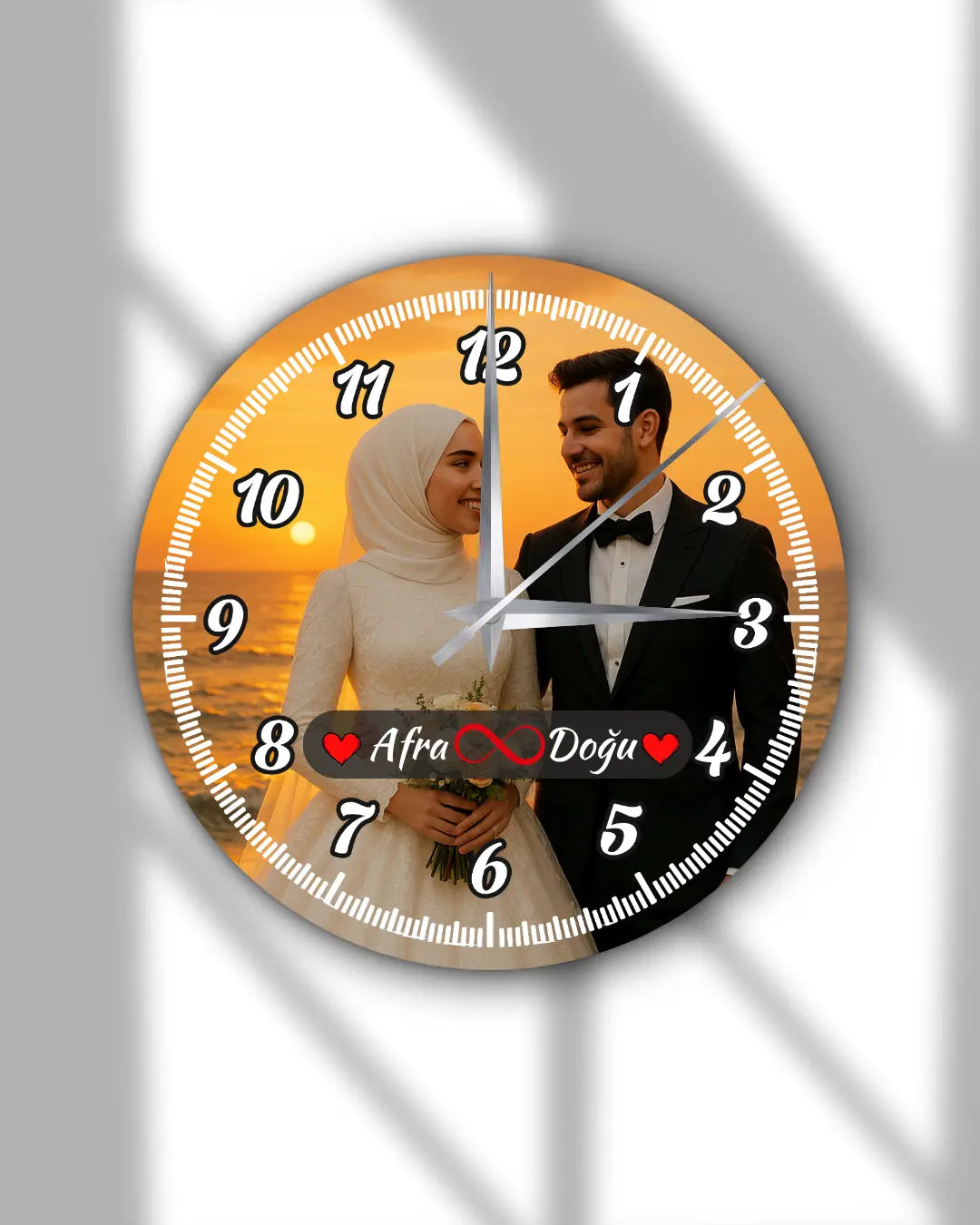 Baskılı Yuvarlak Saat Model  43 - Hediye Teslim