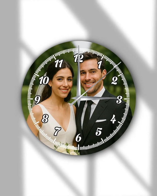 Baskılı Yuvarlak Saat Model  48 - Hediye Teslim