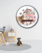 Baskılı Yuvarlak Saat Model  25 - Hediye Teslim