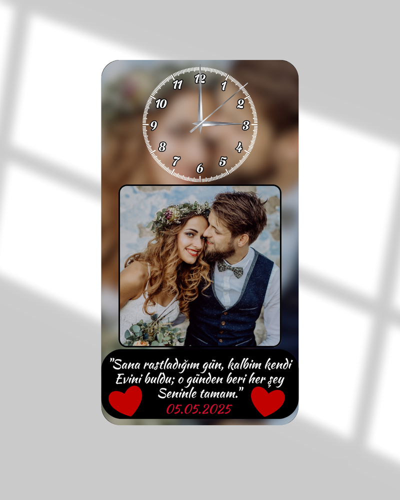 Ürün Adı: Baskılı Saat Model  15