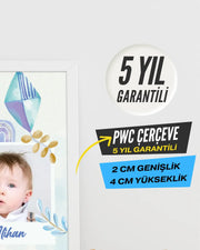 Erkek İkiz Bebek İlk An Tablosu Model No:1 - Hediye Teslim