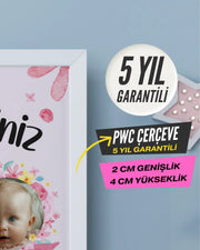 Kız İkiz Bebek İlk An Tablosu Model No:2 - Hediye Teslim