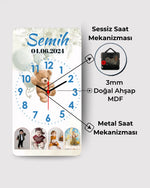 Çocuk Odası Dikey Saat Model 5 - Hediye Teslim