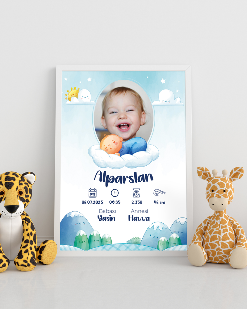 Erkek Bebek İlk An Tablosu Model No:3