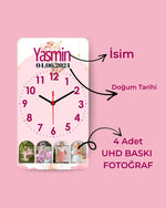 Çocuk Odası Dikey Saat Model 4 - Hediye Teslim
