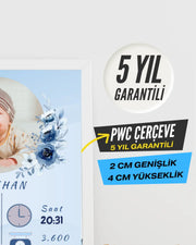 Erkek Bebek İlk An Tablosu Model No:7 - Hediye Teslim