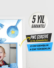 Erkek Bebek İlk An Tablosu Model No:5 - Hediye Teslim