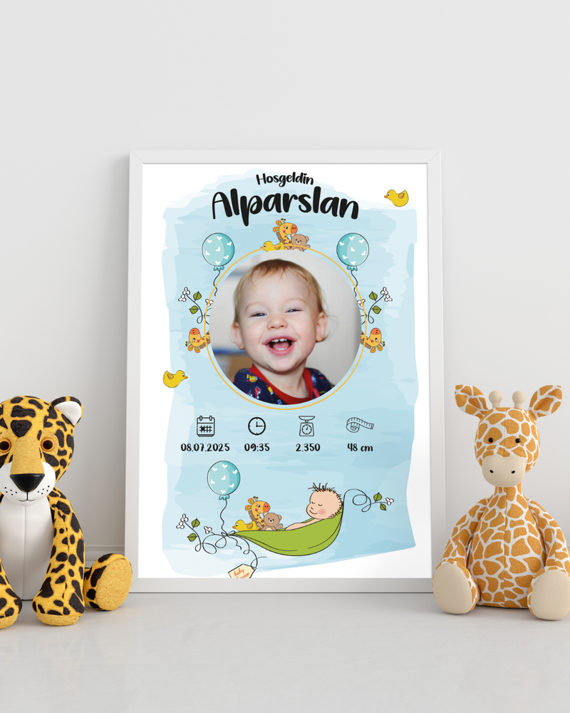 Erkek Bebek İlk An Tablosu Model No:1